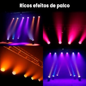 Moving Head Wash 285W LED 19x15W RGBW 4in1 Betopper LM1915R - Image 10